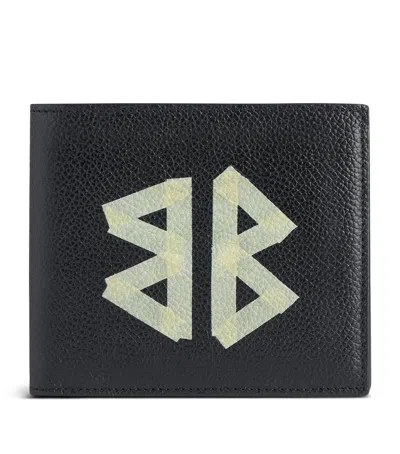 BALENCIAGA LEATHER TAPE LOGO WALLET