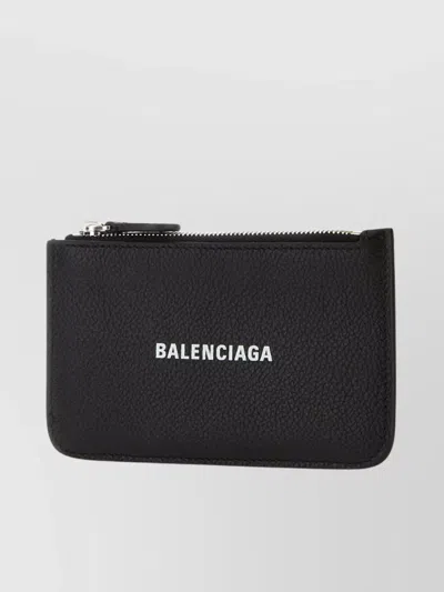 Balenciaga Leather Textured Card Holder