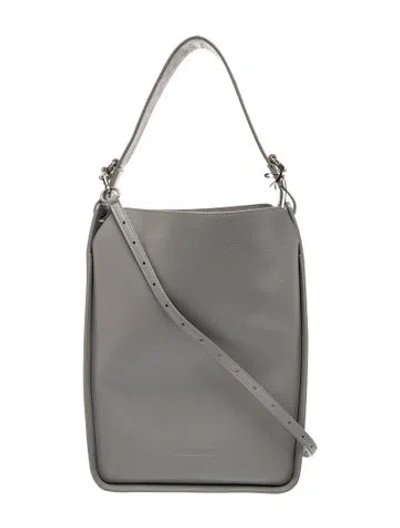 Pre-owned Balenciaga Leather Tool 2.0 N/s Small W/ Tags In Gray