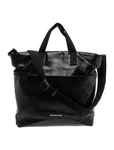 Pre-owned Balenciaga Leather Tote In Black