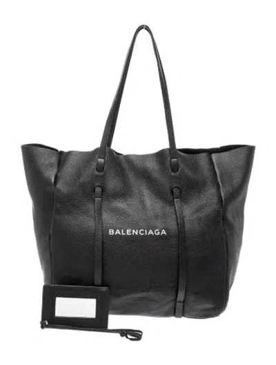 Pre-owned Balenciaga Leather Tote In Gray