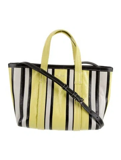 Pre-owned Balenciaga Leather Tote In Yellow