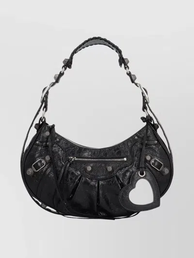 BALENCIAGA LEATHER XS SHOULDER BAG LE CAGOLE