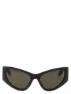 Balenciaga Grey Rectangular Ladies Sunglasses Bb0096s 001 51