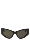 Balenciaga Grey Rectangular Ladies Sunglasses Bb0096s 001 51 In Black