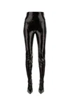 Balenciaga Sequinned Boot Leggings In 1000