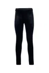 Balenciaga Ski Velvet Leggings In Blue
