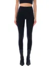 Balenciaga Stretch Leggings In Spandex In Black