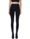 Balenciaga Stretch Leggings In Spandex In Black