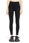 Balenciaga Reflective-logo Leggings In Black