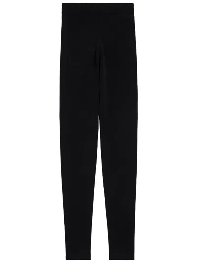 Balenciaga Leggings Techwear In Maglia Di Viscosa Sportiva In Black