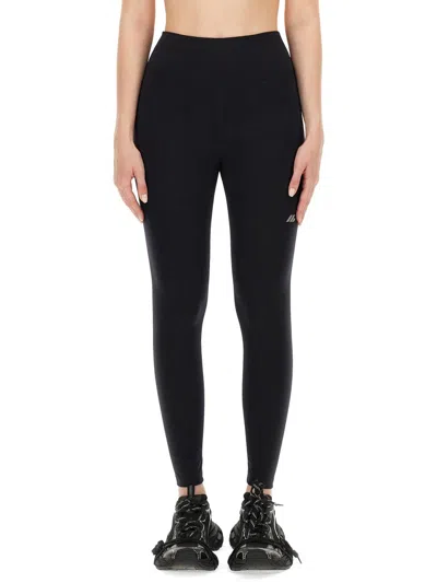 Balenciaga Leggings With Logo In Black