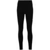 Balenciaga Activewear Logo Leggings In Black