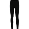 Balenciaga Women Leggings With Logo In Black