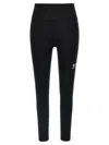 Balenciaga X Under Armour Cotton Leggings In Blackwhite