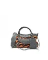 Balenciaga Leopard First Bag In Multi