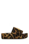 BALENCIAGA BALENCIAGA LEOPARD PRINT SANDALS