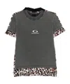 Balenciaga Leopard-print T-shirt In Black
