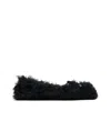 Balenciaga Leopold Ballerina In Black