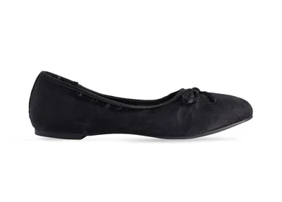 Pre-owned Balenciaga Leopold Ballerina Satin (women's) Sneakers In Black