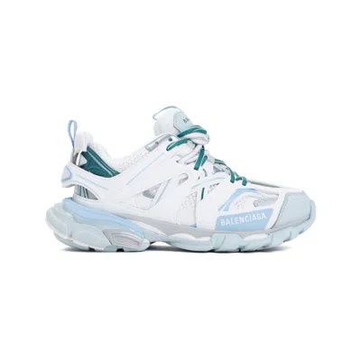 Balenciaga Light Blue And White Track Sneakers