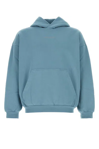 BALENCIAGA BALENCIAGA LIGHT-BLUE COTTON SWEATSHIRT