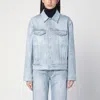 Balenciaga Collared Regular Jacket Long Sleeves Pockets In Gray