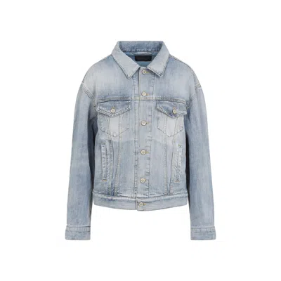 BALENCIAGA BALENCIAGA  LIGHT BLUE DENIM JACKET