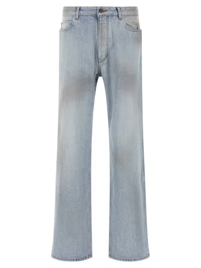 Balenciaga Light Blue Distressed Jeans