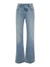 Balenciaga Mid-rise Flared Jeans In Blu