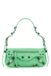 Balenciaga Women Light Green Leather Le Cagole Sling Xs Shoulder Bag