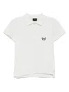 Balenciaga Light Grey Logo Cotton Polo Shirt