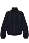 Balenciaga Under Armour Hooded Windbreaker Jacket Black In Black