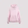 Balenciaga Stencil Medium Fit Hooded Sweatshirt In Pink & Purple