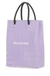 Balenciaga Women's Lilac Leather Handbag In 5390