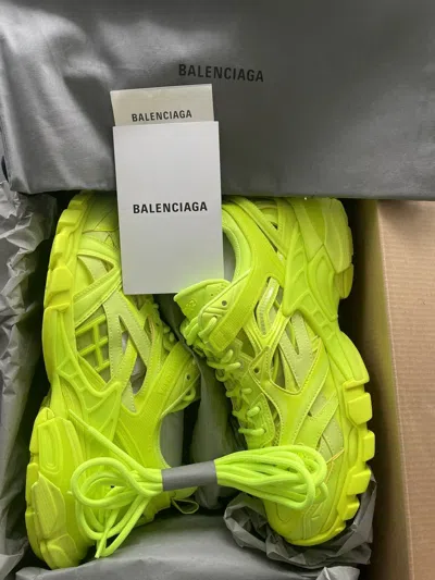 Pre-owned Balenciaga Limitededition Runway Track Sneaker Triple S In Fluro