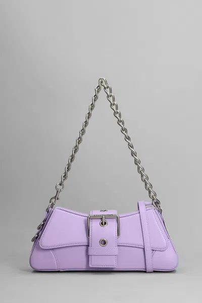 Balenciaga Lindsay Should Shoulder Bag In Viola Leather