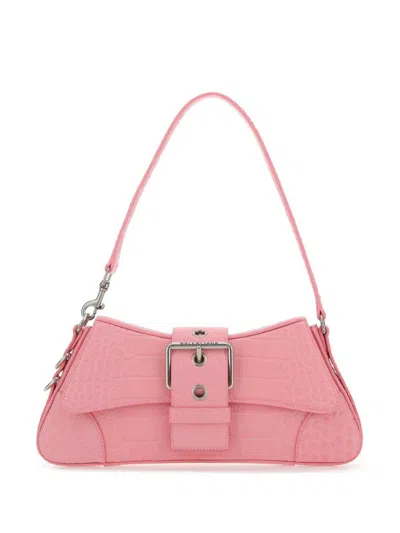 Balenciaga Lindsay Pink Leather Shoulder Bag