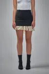 Balenciaga Lingerie Mini Tailored Skirt In Black