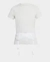 Balenciaga White Lingerie T-shirt In Dirty White