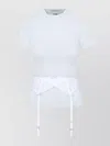 Balenciaga Lingerie T-shirt Lace Detail
