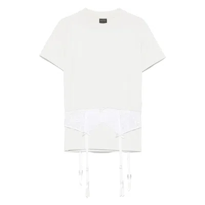 Balenciaga Lingerie T-shirt In White