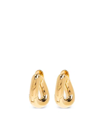 Balenciaga Link Earrings In Gold