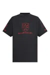 Balenciaga Crew Neck Short Sleeves In Black