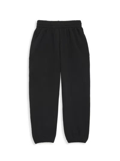 Balenciaga Kids' Little Girl's & Girl's Jogger Sweatpants In Washed Black