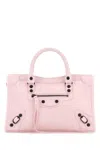 Balenciaga Little Leather Bag In The City In Pink