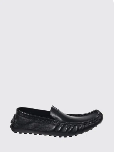 Balenciaga Black Domesticated Calf Leather Flat Shoes