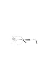 Balenciaga Logo Aviator Glasses In White