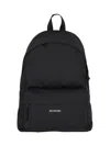 Balenciaga Adjustable Straps Backpack Front Pocket In Black