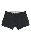 Balenciaga Black Cut Off Brief Skirt In Black